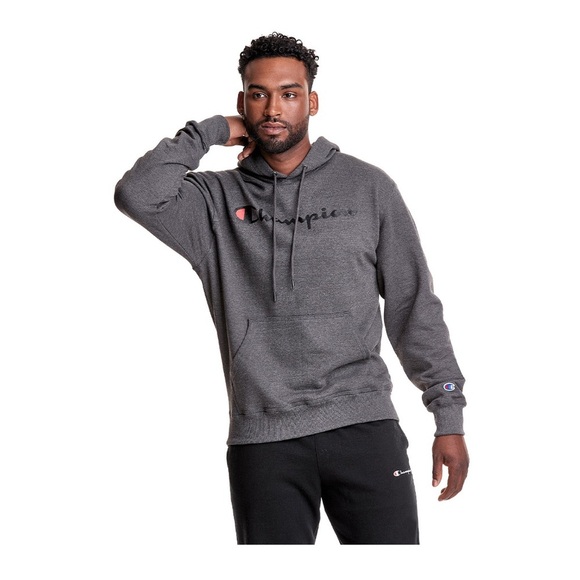 NWOT CHAMPION MENS POWERBLEND GRAPHIC HOODIE - Picture 1 of 7